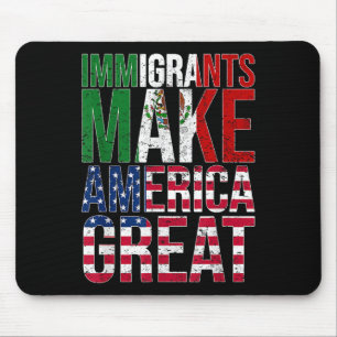 Tapis De Souris Les immigrants mexicains font de l'Amérique un gra