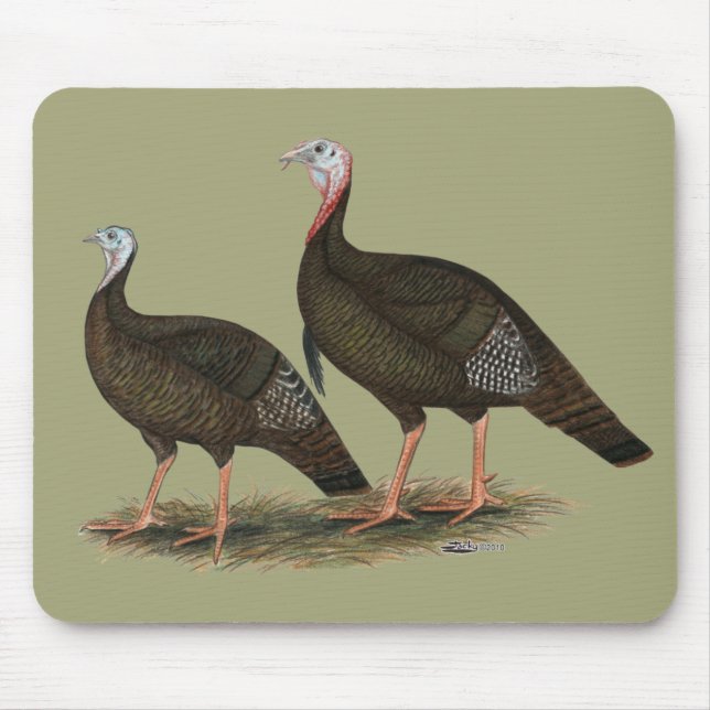 Tapis De Souris Les Jeunes Filles de Turkeys (Devant)