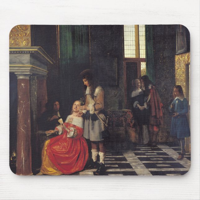 Tapis De Souris Les joueurs de carte, c.1663-65 (Devant)