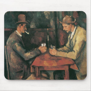 Tapis De Souris Les Joueurs de cartes de Paul Cézanne, Beaux-Arts 