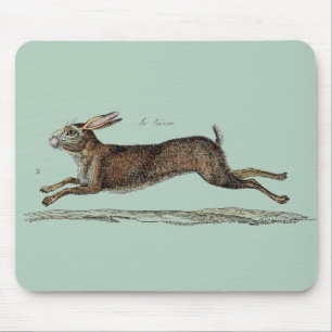 Tapis De Souris Les lièvres de emballage chez Pâques