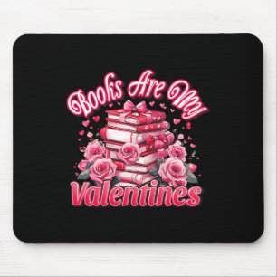 Tapis De Souris Les livres sont mes roses roses de la Saint-Valent