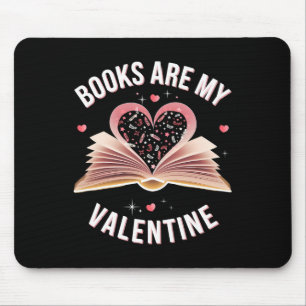 Tapis De Souris Les livres sont mon Valentin Livre Cœur Mignon Ama