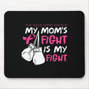 Tapis De Souris Les mamans combattent Ma lutte Conscience du cance