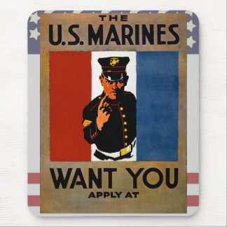 Tapis De Souris Les marines vous veulent