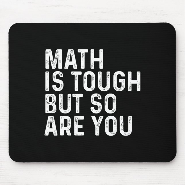 Tapis De Souris Les maths sont dures mais vous êtes dur prof de ma (Devant)