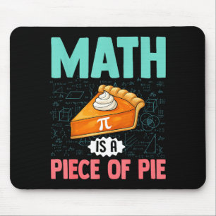 Tapis De Souris Les Maths Sont Un Morceau De Tarte Funny Pi Day Am