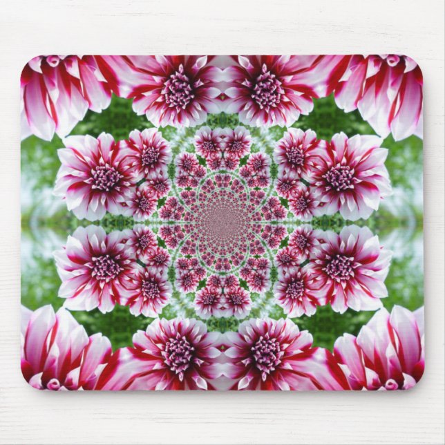Tapis De Souris Les nuances du rose fleurit Mousepad (Devant)