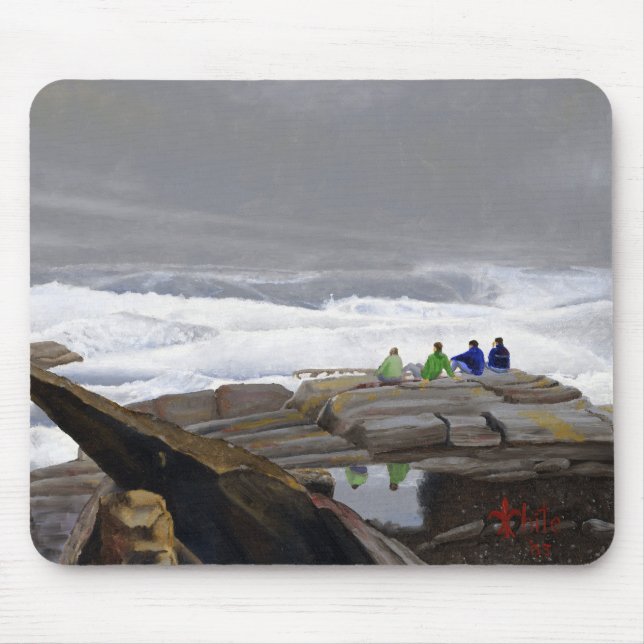 Tapis De Souris Les Observateurs de Vagues (Devant)