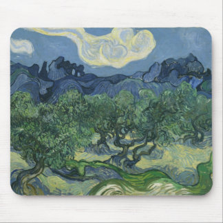 Tapis De Souris Les oliviers de Vincent Van Gogh