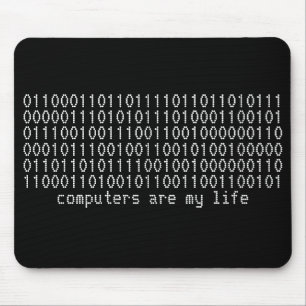 Tapis De Souris les "ordinateurs sont mousepad binaire de la ma