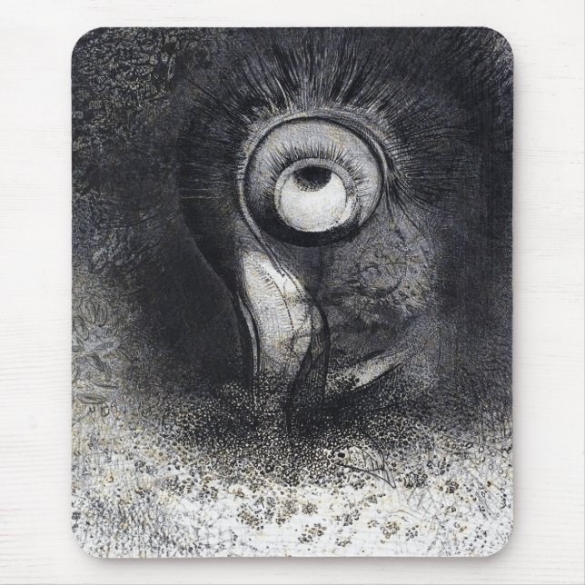 Tapis De Souris Les Origines dessin par Odilon Redon (Devant)