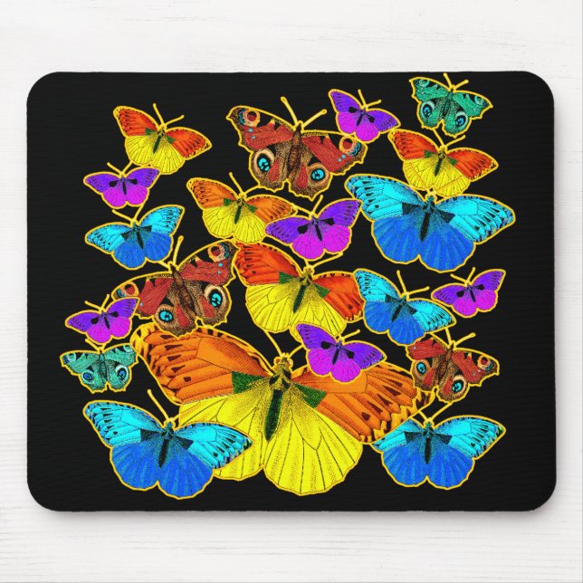 Tapis De Souris Les papillons ! Les papillons ! (Devant)