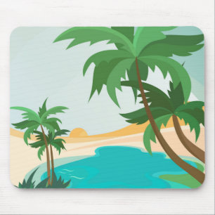 Tapis De Souris Les paysages d'Oasis