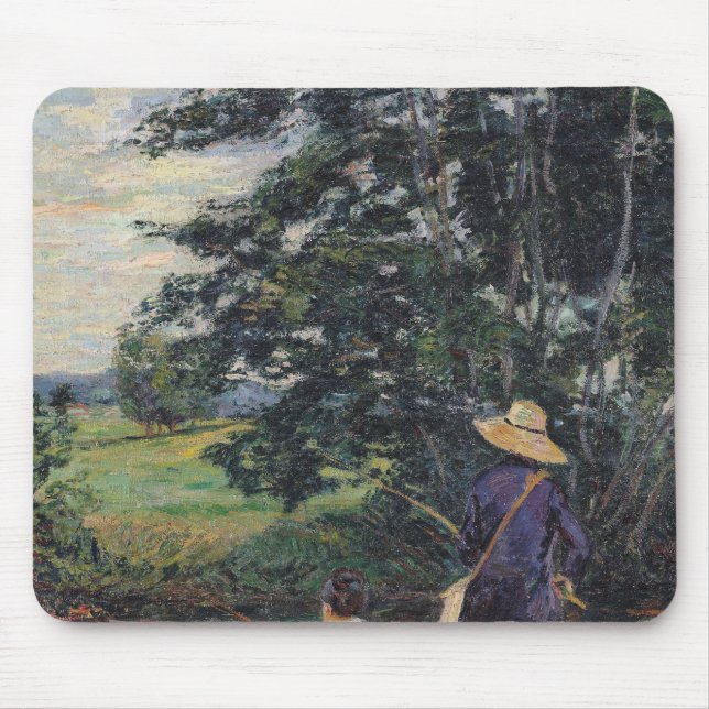 Tapis De Souris Les pêcheurs à  la ligne, c.1885 (Devant)