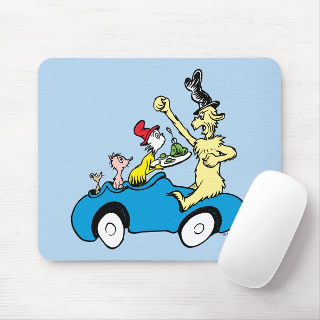 Tapis De Souris Les personnages de Dr. Seuss Les œufs verts et le  (Avec souris)