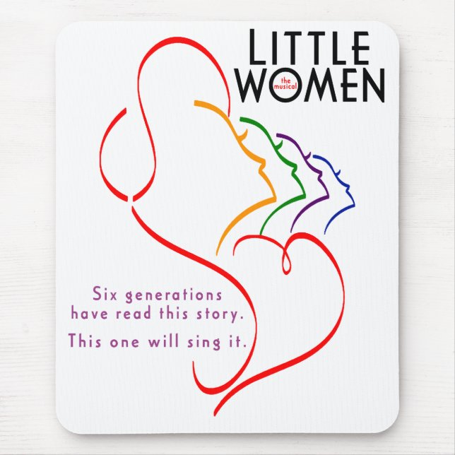 Tapis De Souris Les petites femmes "profile" le mousepad (Devant)