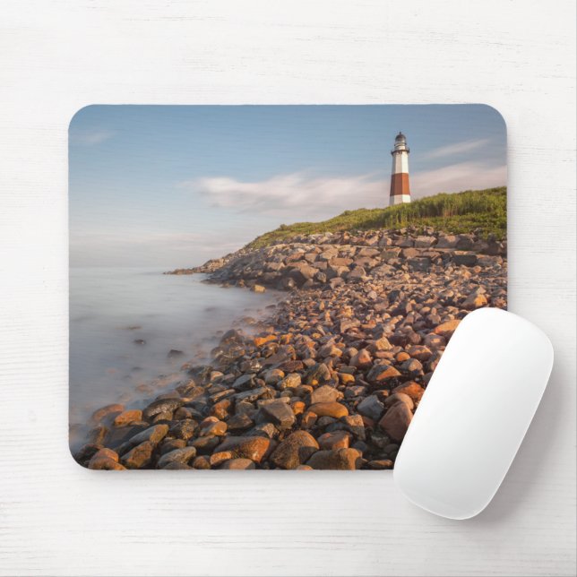 Tapis De Souris Les phares | Montauk Point Long Island (Avec souris)