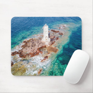 Tapis De Souris Les phares Phare de Mangiabarche Italie