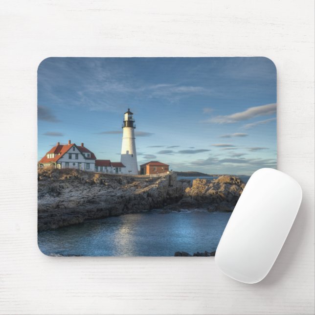 Tapis De Souris Les phares | Portland Head Light Lighthouse (Avec souris)