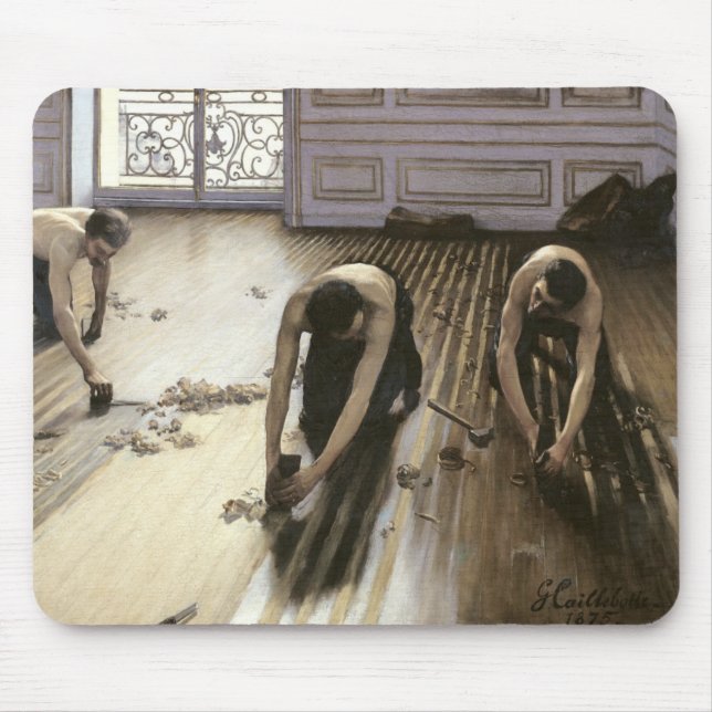 Tapis De Souris Les planeuses de parquet, 1875 (Devant)