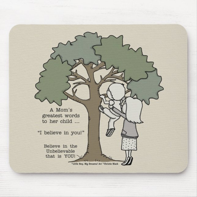 Tapis De Souris Les plus grands mots de maman (Devant)