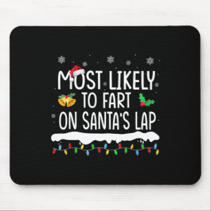 Tapis De Souris Les Plus Susceptibles D'Avoir Fart Père Noël Lap F