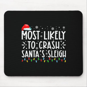 Tapis De Souris Les Plus Susceptibles De Crash Père Noël Sleigh Dr