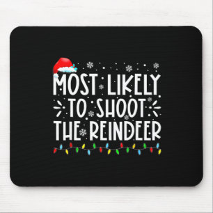 Tapis De Souris Les Plus Susceptibles De Tirer Sur Reindeer Famill