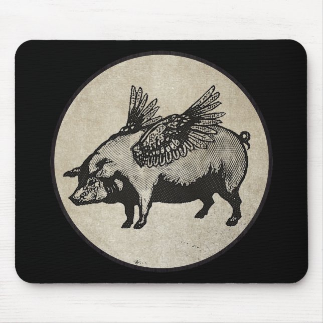Tapis De Souris Les porcs pourraient voler (Devant)