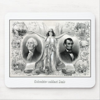 Tapis De Souris Les Présidents Washington et Lincoln