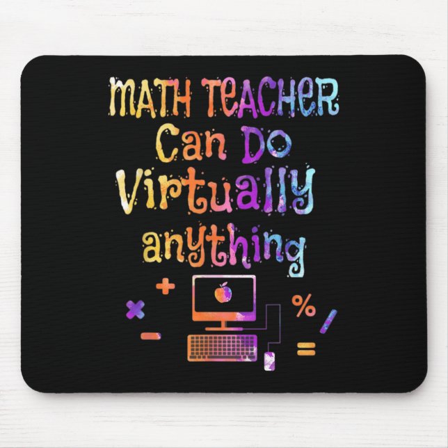 Tapis De Souris Les professeurs de maths peuvent faire pratiquemen (Devant)