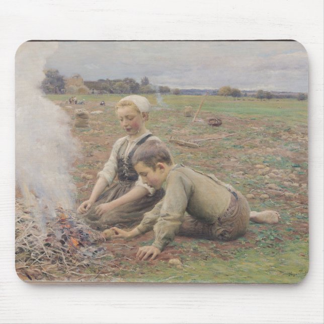 Tapis De Souris Les ramasseurs de pomme de terre, 1898 (Devant)