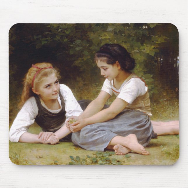 Tapis De Souris Les ramasseurs d'écrou par W.A. Bouguereau (Devant)