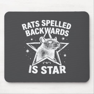 Tapis De Souris Les rats écrits à l'envers est star