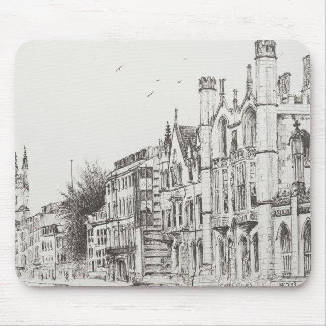 Tapis De Souris Les Rois College Cambridge 2007 (Devant)