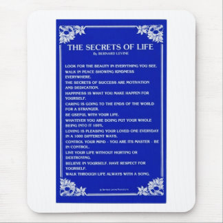 Tapis De Souris Les SECRETS de la VIE par LEVINE de BERNARD