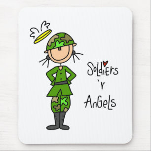 Tapis De Souris Les soldats sont des anges