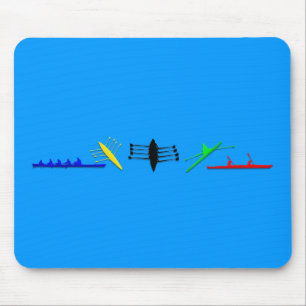 Tapis De Souris Les sports des femmes d'aviron de l'athlète des