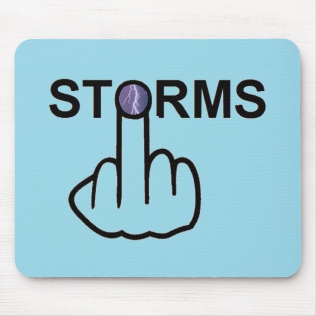Tapis De Souris Les tempêtes de Mousepad se retournent (Devant)