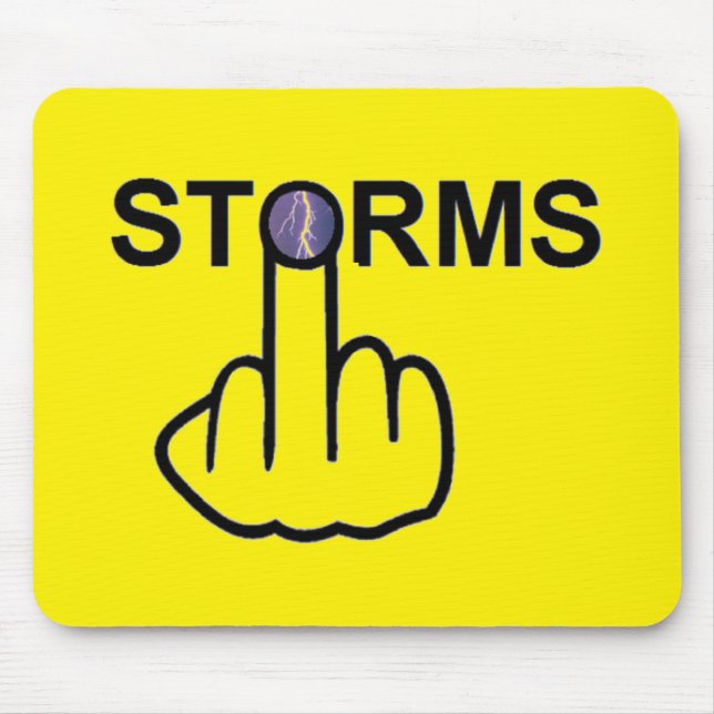 Tapis De Souris Les tempêtes de Mousepad se retournent (Devant)