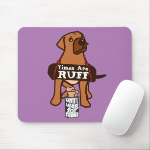 Tapis De Souris Les temps brun rousse Chien Chien Rhodesian Ridgeb
