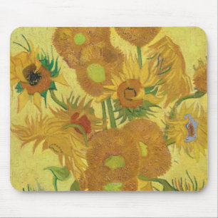 Tapis De Souris Les tournesols de Vincent van Gogh (1888)