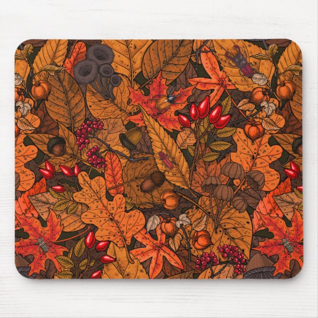 Tapis De Souris Les trésors d'automne (Devant)