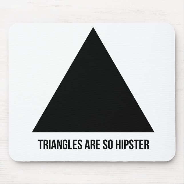 Tapis De Souris les triangles sont ainsi mousepad de hippie (Devant)