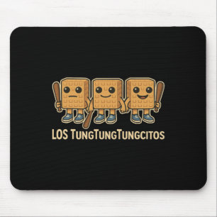Tapis De Souris Les Tungtungtungcitos Italian Brainrot Tung Sahur