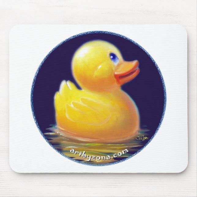 Tapis De Souris Les vacances du canard en caoutchouc (Devant)
