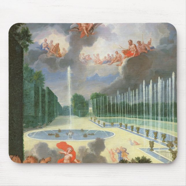 Tapis De Souris Les vergers de Versailles. Vue de piscine de (Devant)