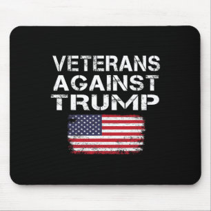 Tapis De Souris Les vétérans contre Trump Les vétérans militaires 
