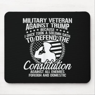 Tapis De Souris Les vétérans militaires contre l'élection de Trump